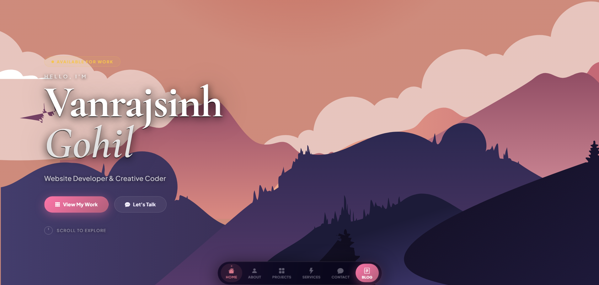 Web Project 1 — Personal Portfolio