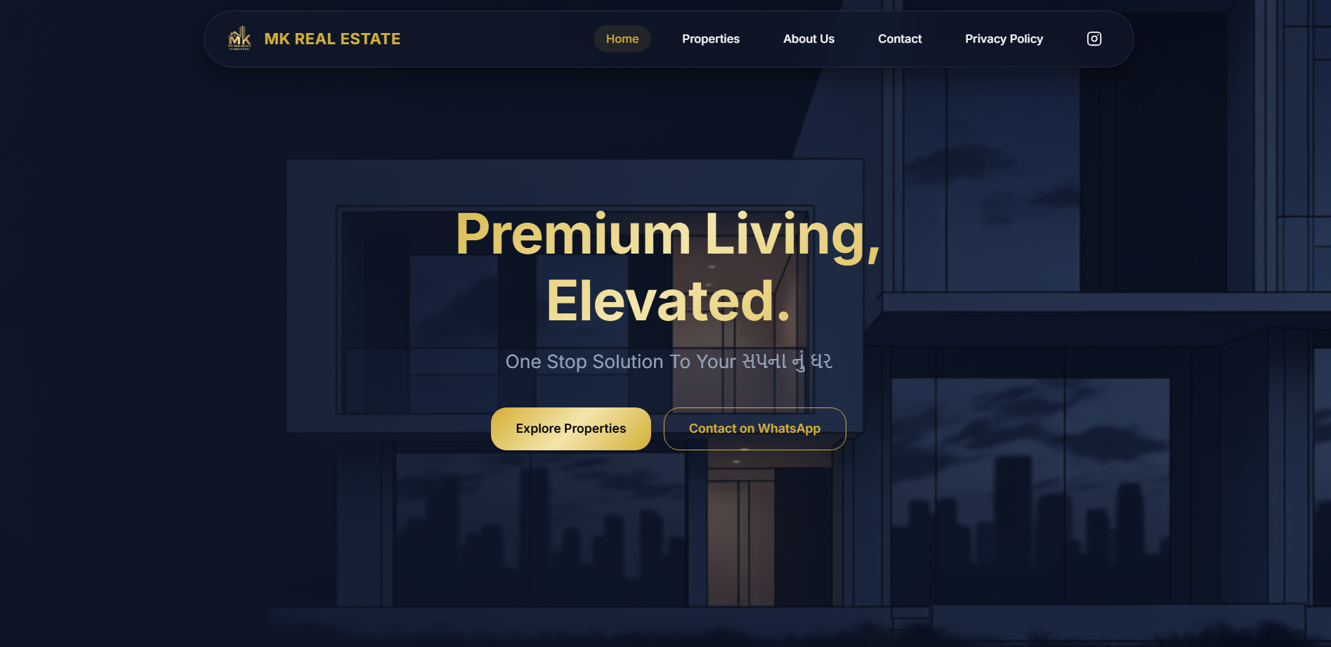 Web Project 6 — creative web design and development by Vanrajsinh Gohil