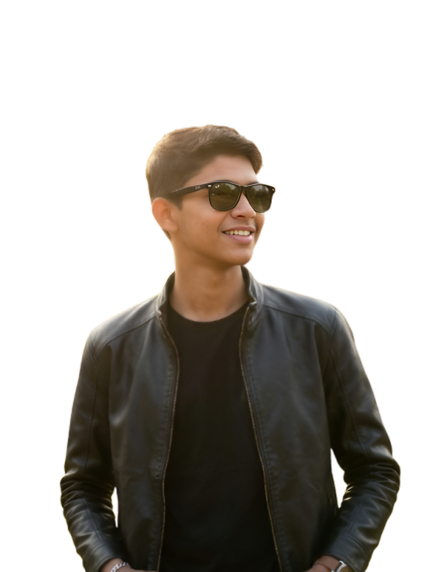 Vanrajsinh Gohil — creative coder character illustration